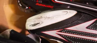 Patines en linea boomerang y protecciones.