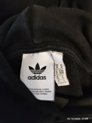 Sudadera Adidas Negra con Capucha