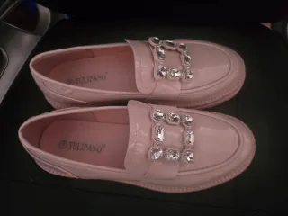 Sapatos Rosa com Brilhos
