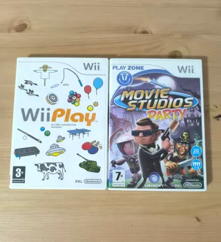 Nintendo Wii Play + Movie Studios Party