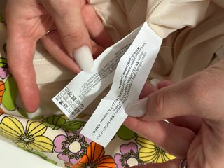 Vestido floral retro Zara