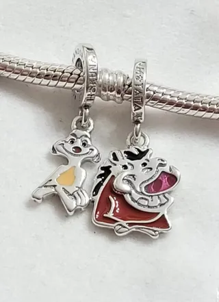 Charm Pandora Re Leone Timon e Pumbaa