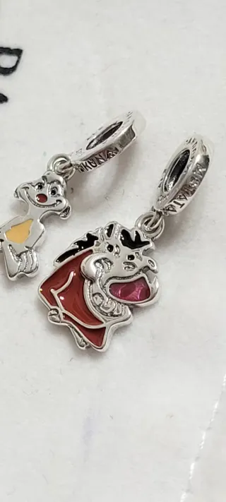 Charm Pandora Re Leone Timon e Pumbaa