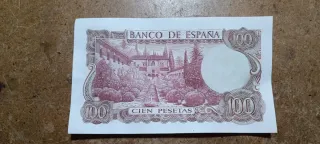 4 Billetes 100 Pesetas España 1970