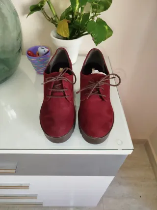 Botines burdeos y marrones