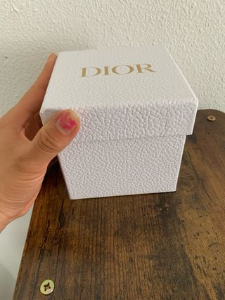 Neceser Dior pequeño de rafia