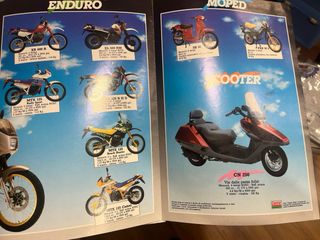 Brochure Honda NSR Transalp anni '90