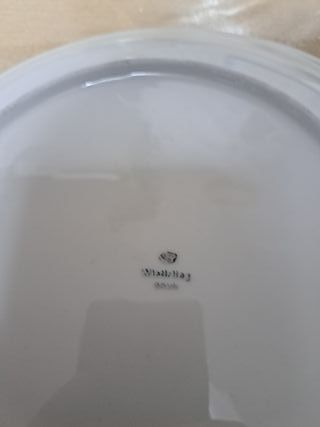 Set 6 piatti porcellana vintage pesci