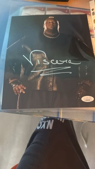 Viscera autografato 8x10 WWE jSA