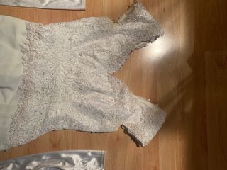 Vestido de Novia Recto con Guantes