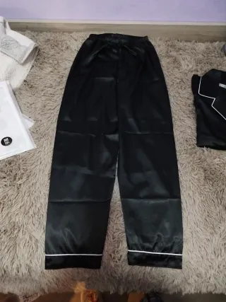 Pijama Satén Vogue Style Negro Talla XXXS