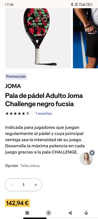 Pala Padel Joma Challenge