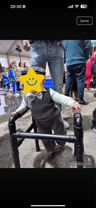 Disfraz Viejito 12 meses