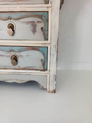 Cómoda estilo oriental en roble, Vintage.