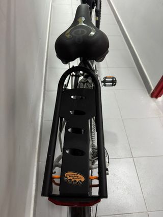 Bicicleta Paseo Decathlon Negra