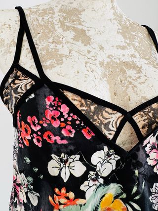 Top Pacha Estampado Flores Tirantes