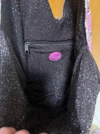 Borsa Camomilla floreale viola