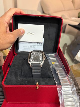 Cartier Santos Grande 11/25 referencia WSSA0037