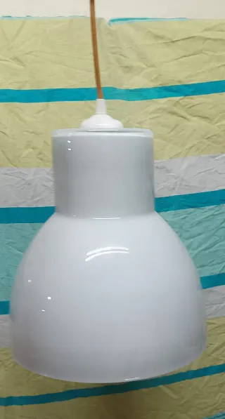 Lámpara de techo colgante blanca