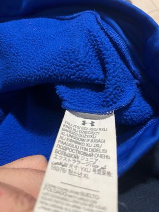Sudadera Under Armour Niño Azul Talla YXL