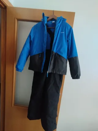 Conjunto Nieve Cazadora y Pantalón Azul/Negro