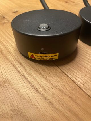 2 Lámparas Klighten Negras Recargables