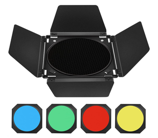 Puerta con nido de abeja y reflector bowens