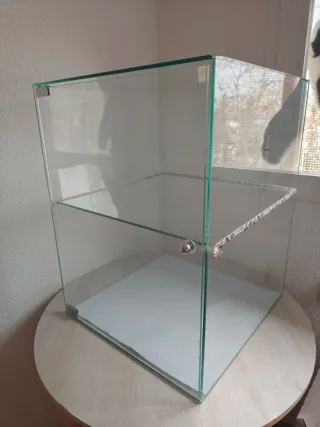 Vitrina de cristal expositora