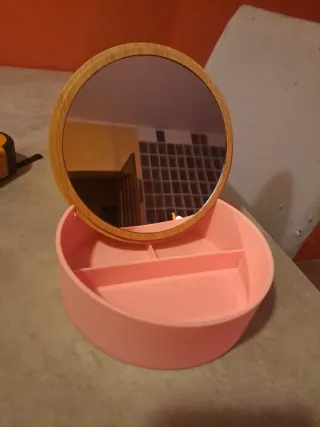 Organizer Trucchi/Gioielli con Specchio #nuovo