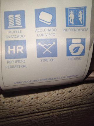 Colchón Relax Holiday Visco Adapt