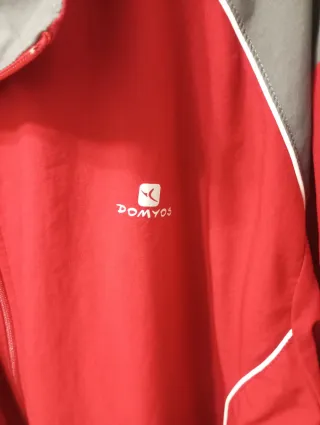 Cortavientos Domyos Rojo Talla 4XL