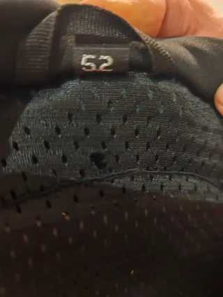 Mono de moto MTECH negro y amarillo talla 52.