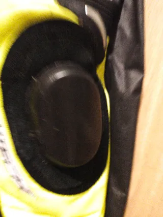 Mono de moto MTECH negro y amarillo talla 52.