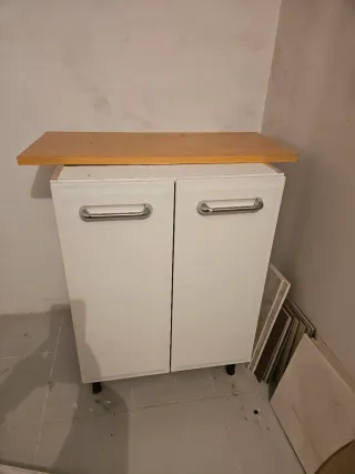 Muebles de cocina en blanco