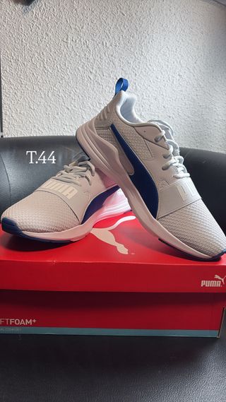 Zapatillas Puma Talla 44 Gris y Azul