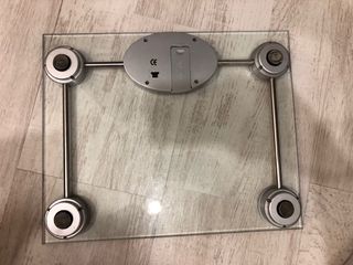 Báscula de baño digital de cristal