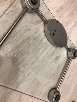 Báscula de baño digital de cristal