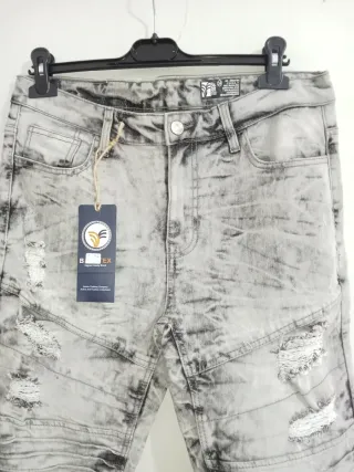 Pantalón vaquero hombre elástico talla 46