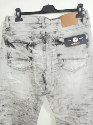 Pantalón vaquero hombre elástico talla 46