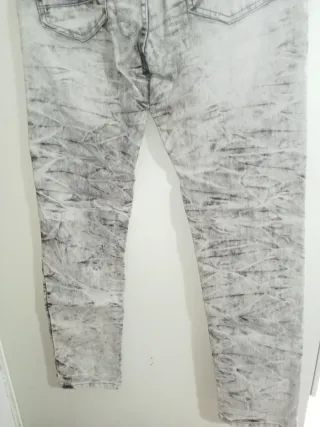 Pantalón vaquero hombre elástico talla 46