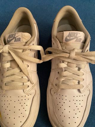 Nike Air Jordan 1 Low Beige/Blanco