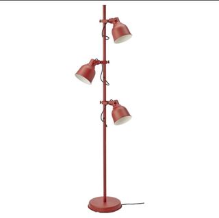 Lampada da terra IKEA HEKTAR rossa