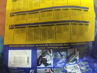 Cadenas de Nieve Textiles Goodyear