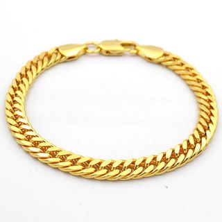 Conjunto de Gold Filled 18K Clásico Cuban 7MM X 60