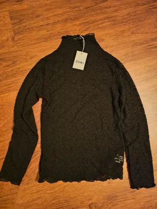 Dolcevita in pizzo ZUÌKI nero