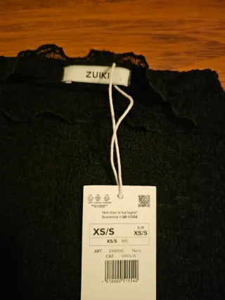 Dolcevita in pizzo ZUÌKI nero