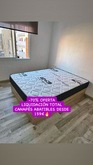Canapé y colchón oferta