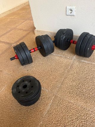 Set de Pesas Entrenamiento Casa