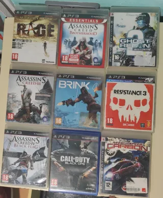 Lote 9 Juegos PS3 (Francés)