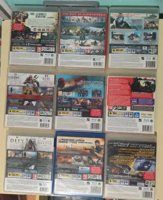 Lote 9 Juegos PS3 (Francés)